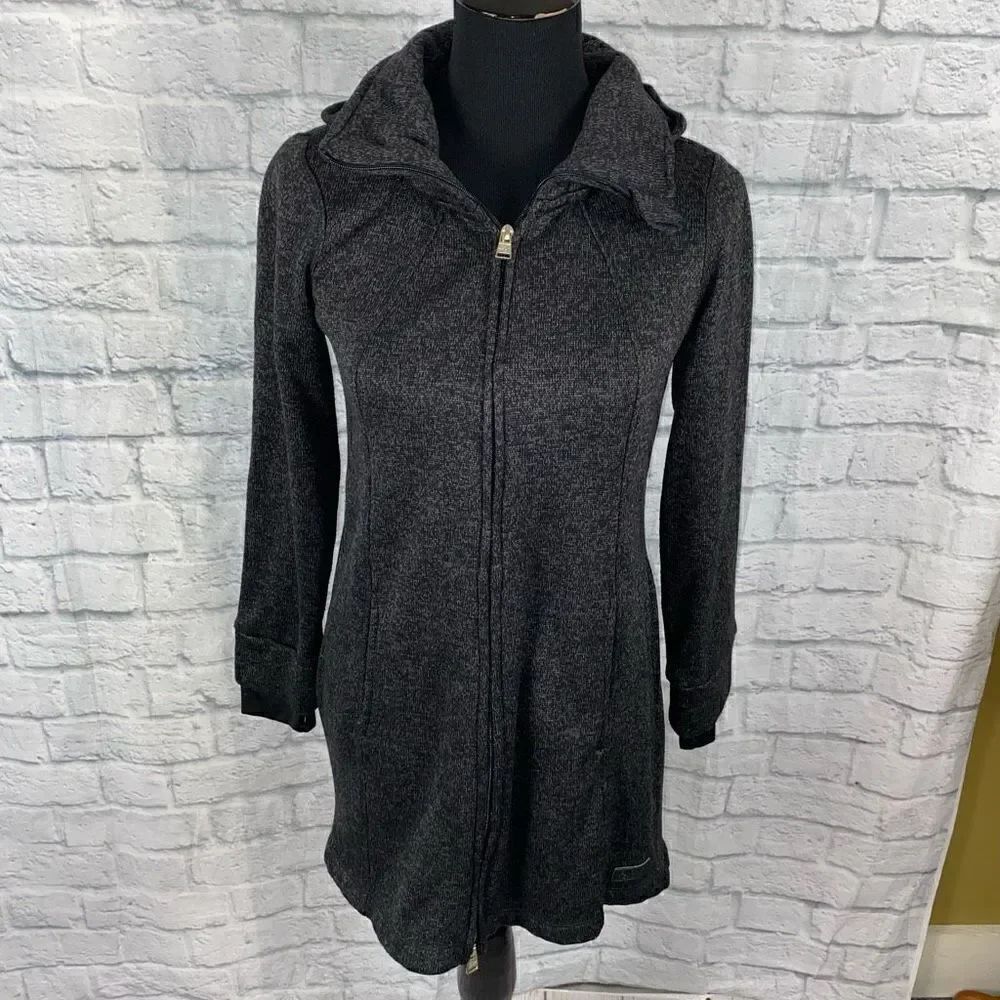 Kenneth Cole reaction lightweight double zipper jacket w/detachable hood S